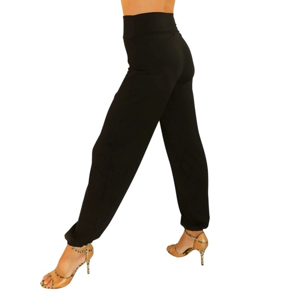 NEW! Black harem Argentine tango pants from TangobyMsP (medium-ish) - Picture 2 of 3